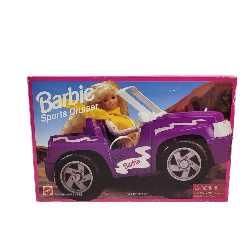 1996 Vintage Original Barbie Sports Cruiser Jeep New Sealed In Original Box